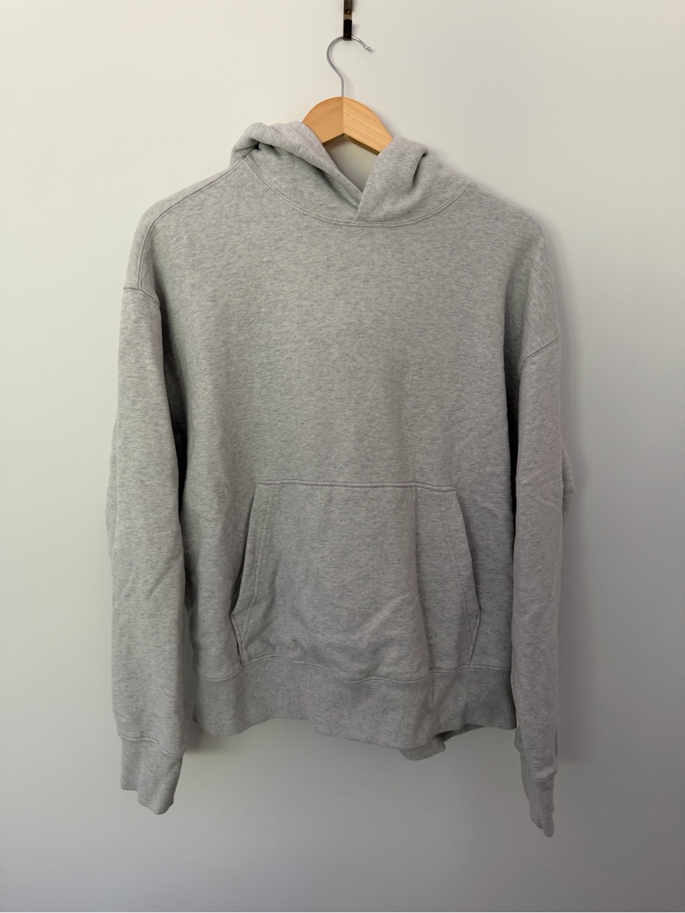 American Eagle - Men's Gray Pullover Hoodie Sweatshirt Size M